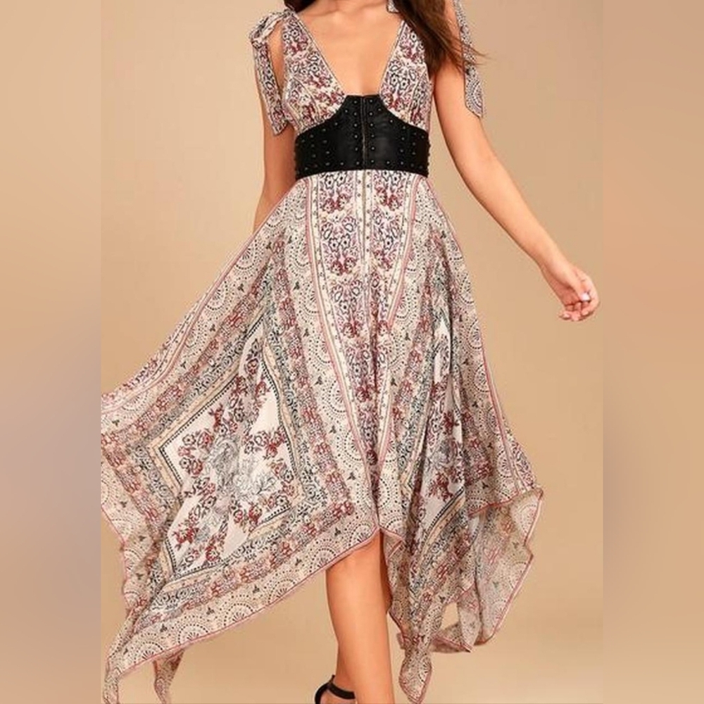 Free People YOU FOR ME Corset Maxi Dress Size 8